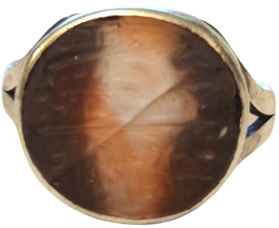 OSMANLI DAMARLI AKİK TASLI UZERİ EL KAZIMA YAZILI TAŞLI HAS SAF GÜMÜŞDEN EL YAPIM YUZUK