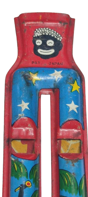 TENEKE CİFTLİ CİFT SES DUDUK JAPON DANS EDEN ZENCİ TEMALI OYUNCAK DUDUK