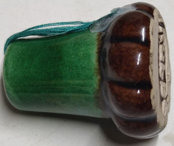 MEVLEVİ SİKKE SEMAZENLERİN SEB İ ARUS TORENLERİNDE KULLANDIKLARI SİSKKENİN SERAMİKTEN UFAK BOYDA YAPILMIS OLANI 