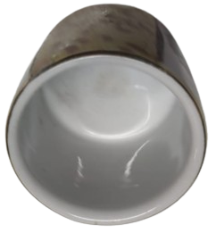 1970 KIBRIS CYPRUS RENKLİ  HARİTASI BULUNAN PORSELEN MASA UZERİ İGNE ATAS KOYMAK İÇİN YAPILMIS UFAK OBJE