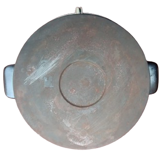 1970 SAHLAN LUX ANAHTARLI ELEKTİRİK OCAGI TİP  628 KASA EMAYA UZERİ YUVARLAK DOKUM PLEYTLİ 3 KADEMELİ ISITICI OCAK 220 VOLT 