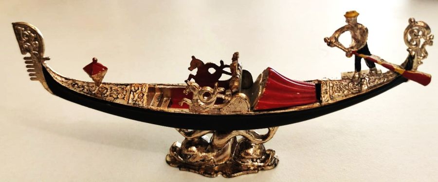 1960 VENEDİK HATIRASI PLASTİK GÖNDOL 