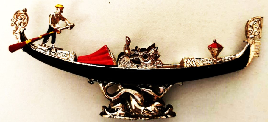 1960 VENEDİK HATIRASI PLASTİK GÖNDOL 