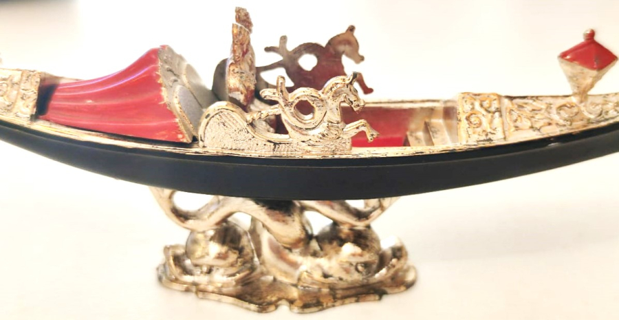 1960 VENEDİK HATIRASI PLASTİK GÖNDOL 