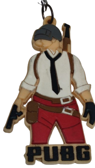 PUBG GAME PLAYER OYUN KARAEKTERİ SİLİKON YUMUSAK ANAHTARLIK