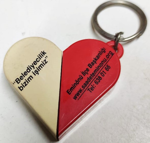 SAADET PARTİSİ LUTFİ KİBİRLİOGLU BELEDİYE BASKAN ADAYI  ANAHTARLIK 