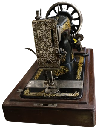 SINGER KUTUSUNDA MEKANIK CEVİRMELİ UZUN MEKİK DİKİŞ MAKİNESİ