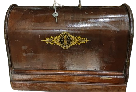 SINGER KUTUSUNDA MEKANIK CEVİRMELİ UZUN MEKİK DİKİŞ MAKİNESİ