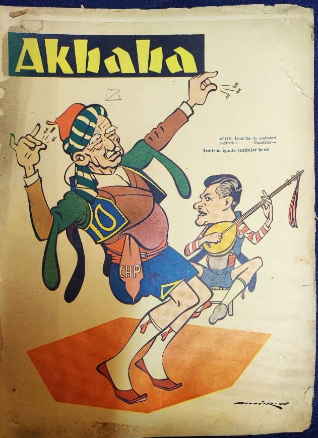 AKBABA SİYASİ MİZAH KARİKATÜR DERGİ 28 KASIM 1963 SAYI 122