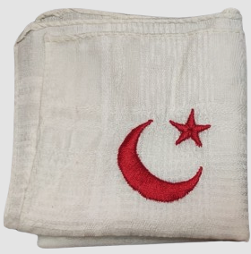 OSMANLI AY YILDIZ İŞLEMELİ ERKEK MENDİL