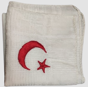 OSMANLI AY YILDIZ İŞLEMELİ ERKEK MENDİL