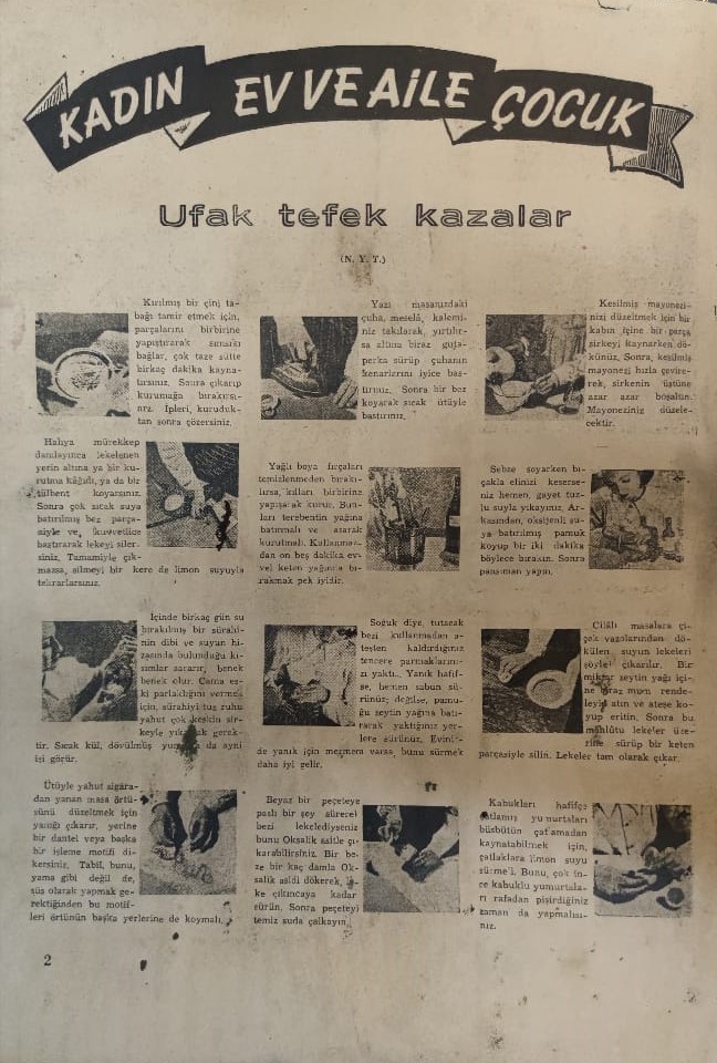 TURK KADINI DERGİSİ 1 HAZİRAN 1947 SAYI 3