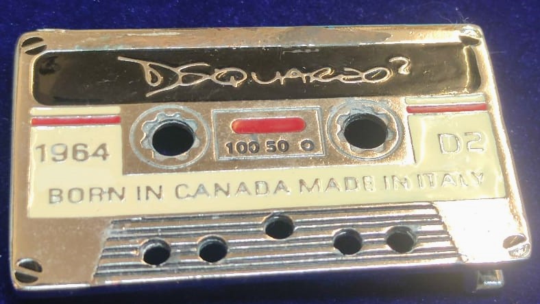 1964 KASET ŞEKLİNDE KEMER TOKASI 1964 BORN IN CANADA MADE IN ITALY 