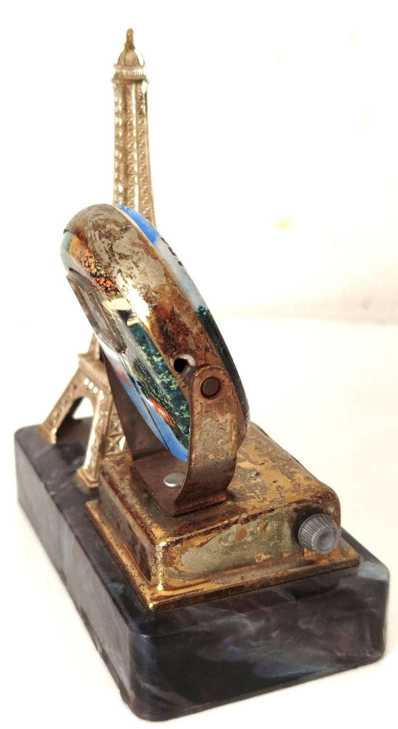 1960 ANCİEN CALENDRİER PARİS ARC DE TRIOMPHE TOUR EIFFEL MEKANİK CEVİRMELİ  TAKVİM 