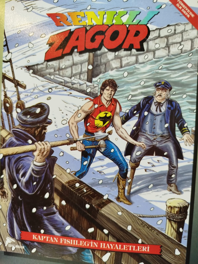 MAXİ ZAGOR 14 TAM MACERA HEDEFTEKİ ADAM  YOLCULUGU CİZGİ ROMAN NO 2
