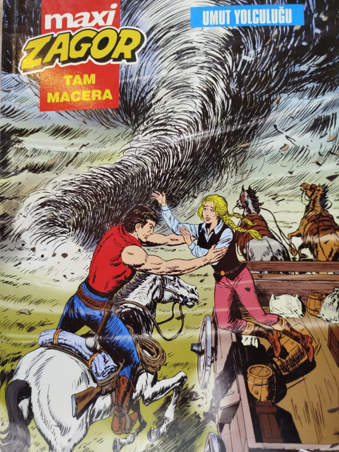 MAXİ ZAGOR 2 TAM MACERA UMUT YOLCULUGU CİZGİ ROMAN NO 12 