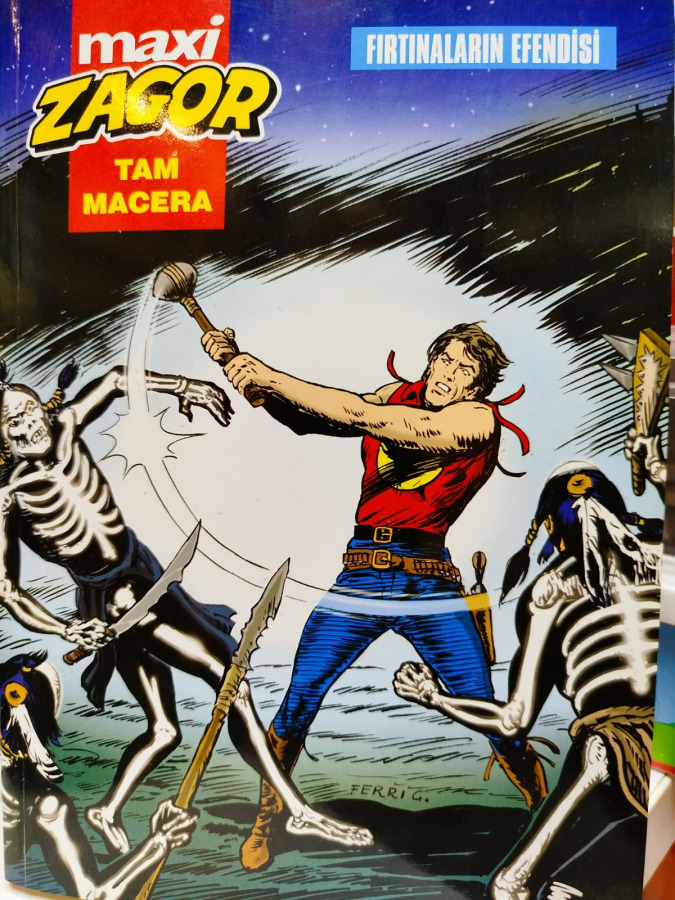 MAXİ ZAGOR 23 TAM MACERA FIRTINALARIN EFENDİSİ 20 CİZGİ ROMAN 