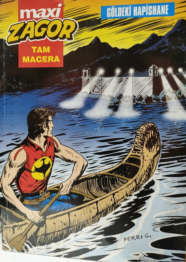 MAXİ ZAGOR 23 TAM MACERA GOLDEKİ HAPİSHANE18 CİZGİ ROMAN 