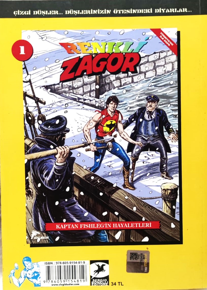 MAXİ ZAGOR 23 TAM MACERA KATİLLER LEJYONU 11 CİZGİ ROMAN 