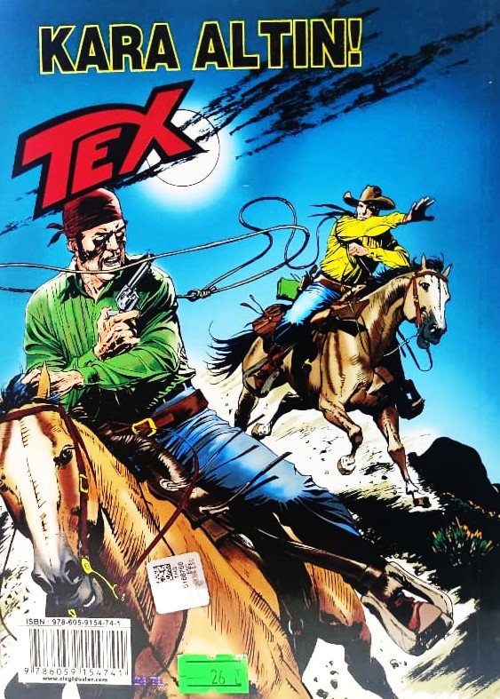 TEX 25  OLUM PUTLARI  KARA ALTIN CİZGİ ROMAN