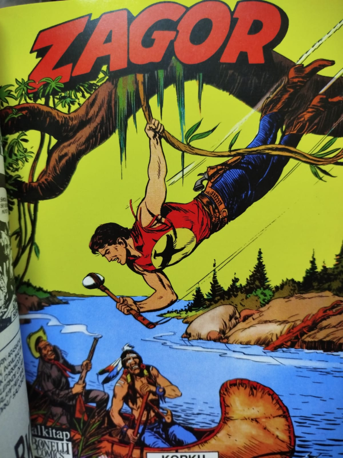 ZAGOR KLASİK MACERALAR DİZİSİ 1 TUZAKLAR ORMANI.  KORKU. NEHİRDEKİ ALTIN  CİZGİ ROMAN