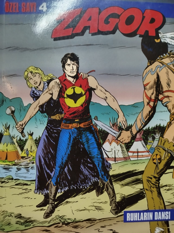 ZAGOR OZEL SAYI 4 RUHLARIN DANSI SP 23-24 CİZGİ ROMAN 