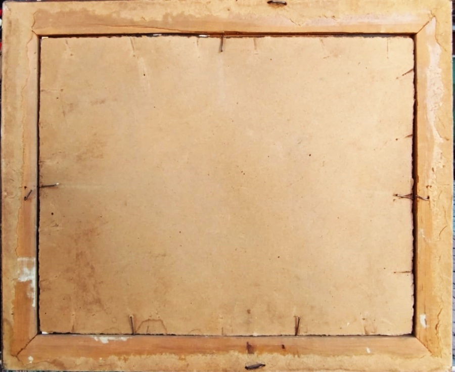 EL CEKME KETEBELİ MASİF KENDİ CERCEVESİNDE ORJİNAL HAT YAZI 