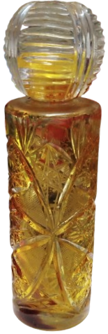 1960 KOMPLE KAPAGINA KADAR  KESME CAM KOLANYA PARFUM ŞİŞE 