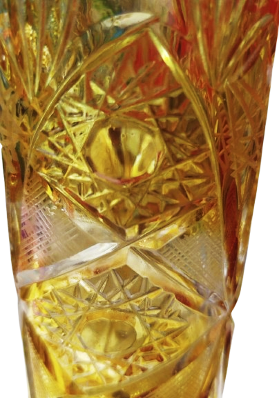 1960 KOMPLE KAPAGINA KADAR  KESME CAM KOLANYA PARFUM ŞİŞE 