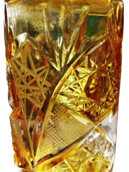 1960 KOMPLE KAPAGINA KADAR  KESME CAM KOLANYA PARFUM ŞİŞE 