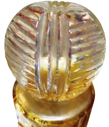 1960 KOMPLE KAPAGINA KADAR  KESME CAM KOLANYA PARFUM ŞİŞE 