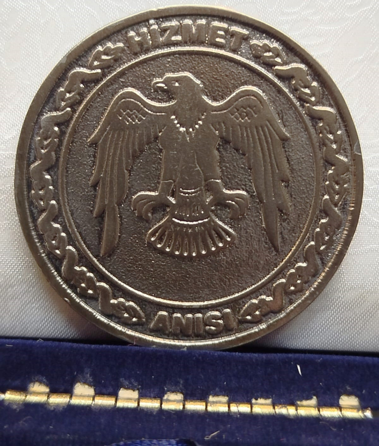 1943 6.NCI ANA JET ÜSTÜ KOMUTANLIĞI KUTUSUNDA ASKERİ MADALYON MADALYA 