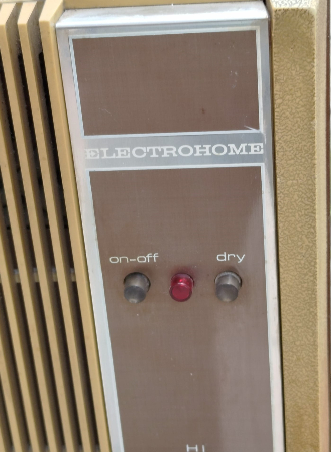 1960 ELECTROHOME ELECTROSTATİC AİR CLEANER HAVA SOUTUCU TEMİZLEYİCİ USA 110 VOLT