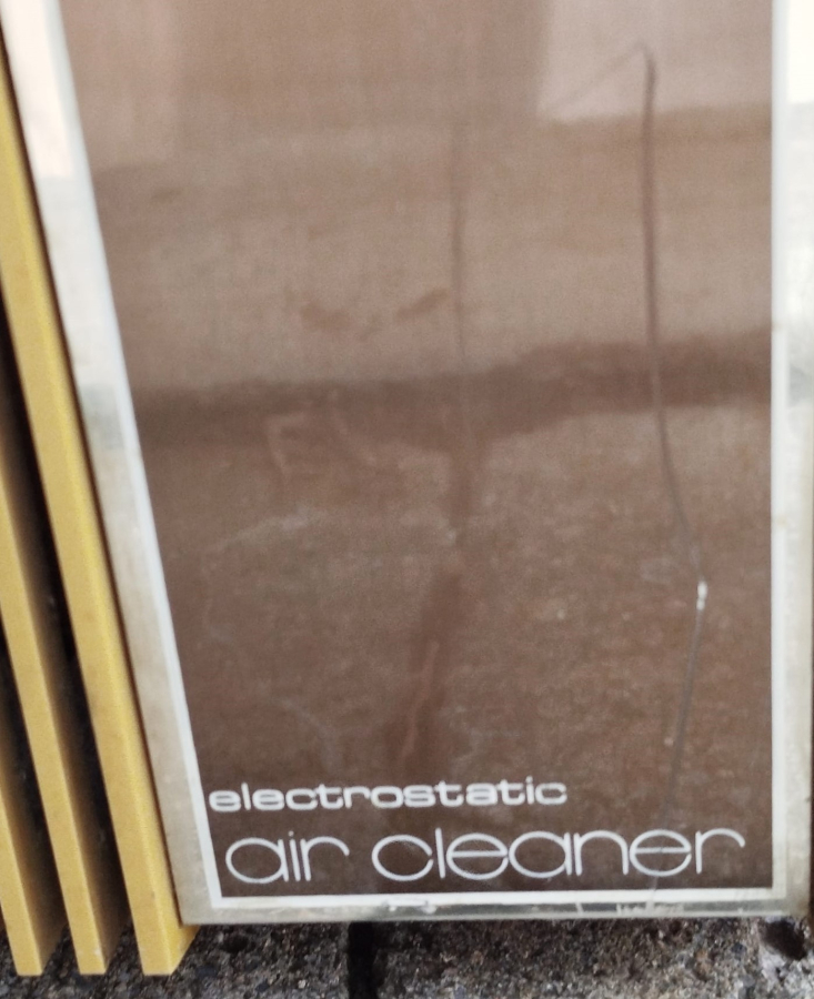 1960 ELECTROHOME ELECTROSTATİC AİR CLEANER HAVA SOUTUCU TEMİZLEYİCİ USA 110 VOLT