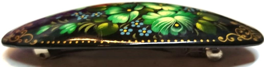 AHSAP LAKE KENARLAR ALTIN DÖRE İŞLEME İCİ  MENEKSELER OLAN OZEL TASARIM SAC TOKASI