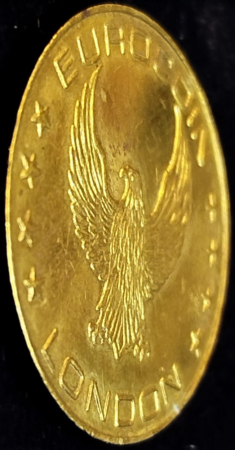 EUROCOIN LONDON TOKEN EUROCOIN LONDRA KARTAL SIMGELİ JETON