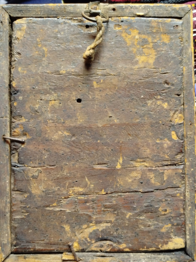 1900 İKONA MASİF UZERİNE GÜMÜS ROLYEF GUNAH CIKARMA ODASI 