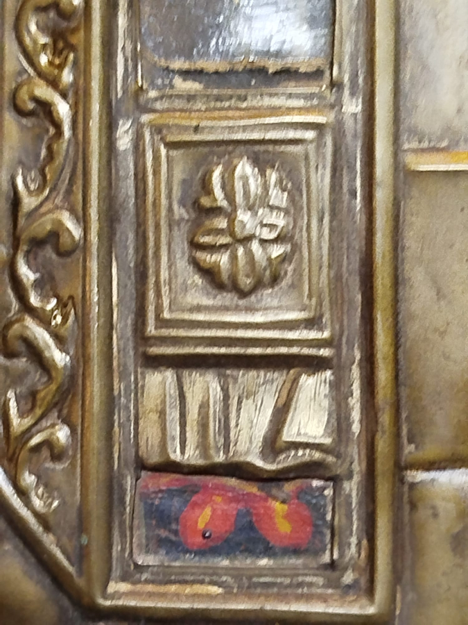 1900 İKONA MASİF UZERİNE GÜMÜS ROLYEF GUNAH CIKARMA ODASI 