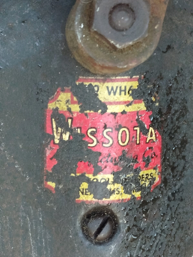 1960 WISSOTA HAND GRİNDER CRANK MEKANİK KOLLU CARK TASLAMA