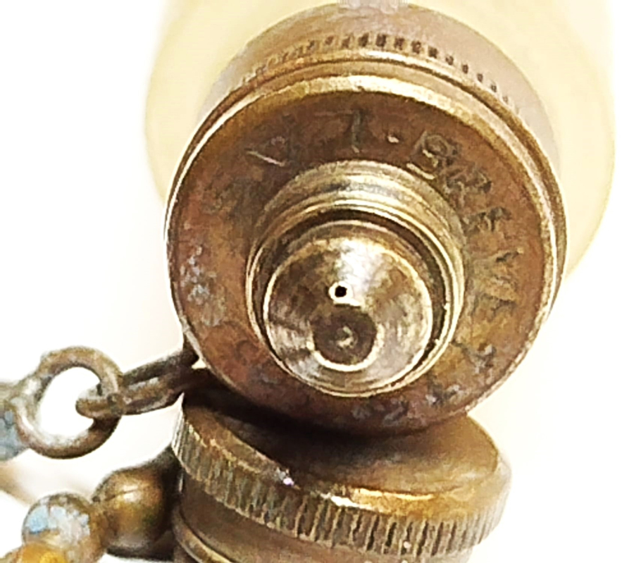 PERFUME BROVETTO 38378  LASPARFUM ESANS YAGI  ŞİSE PİRİNC ZİNCİRLİ KAPAK 