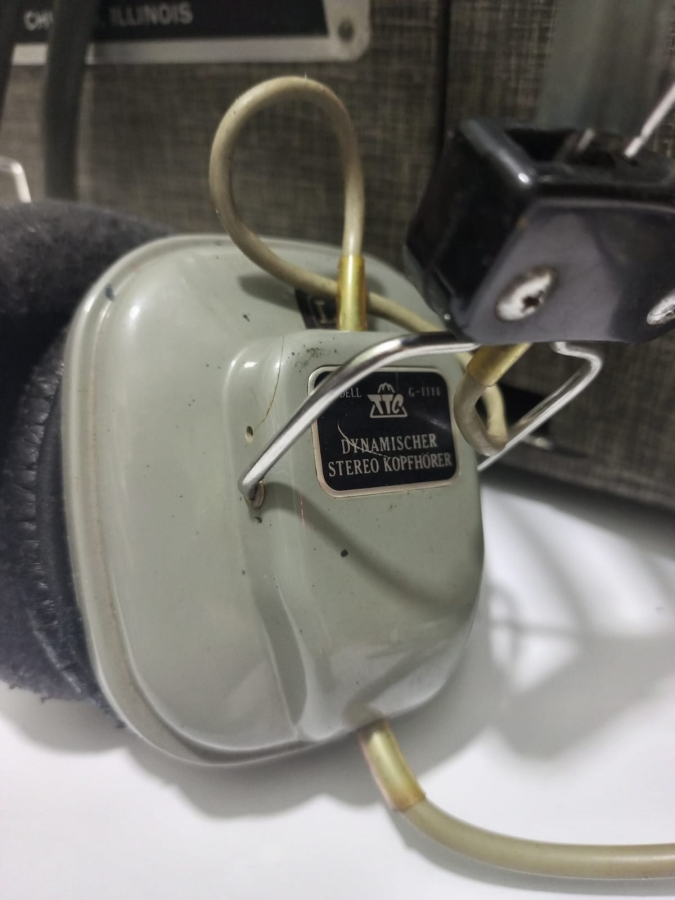 1960 BELTONE HEARING AIDS AUDIOMETERS KULAK DUYUMA TEST KONTROL CİHAZI ORJİNAL  KULAKLIKLI