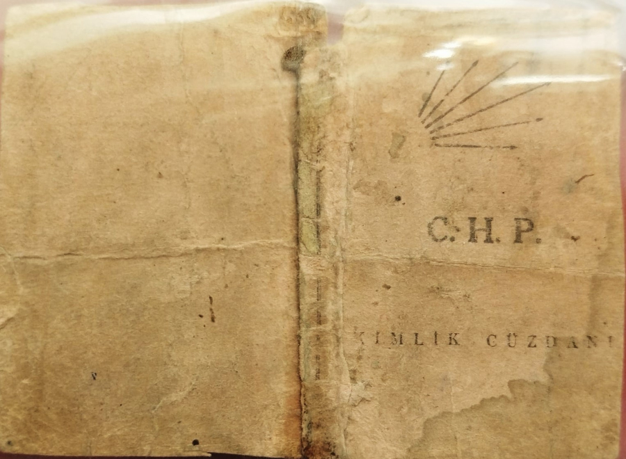 1953 C.H.P KİMLİK ÜYE CUZDANI İSMET İNÖNU ISLAK İMZALI 