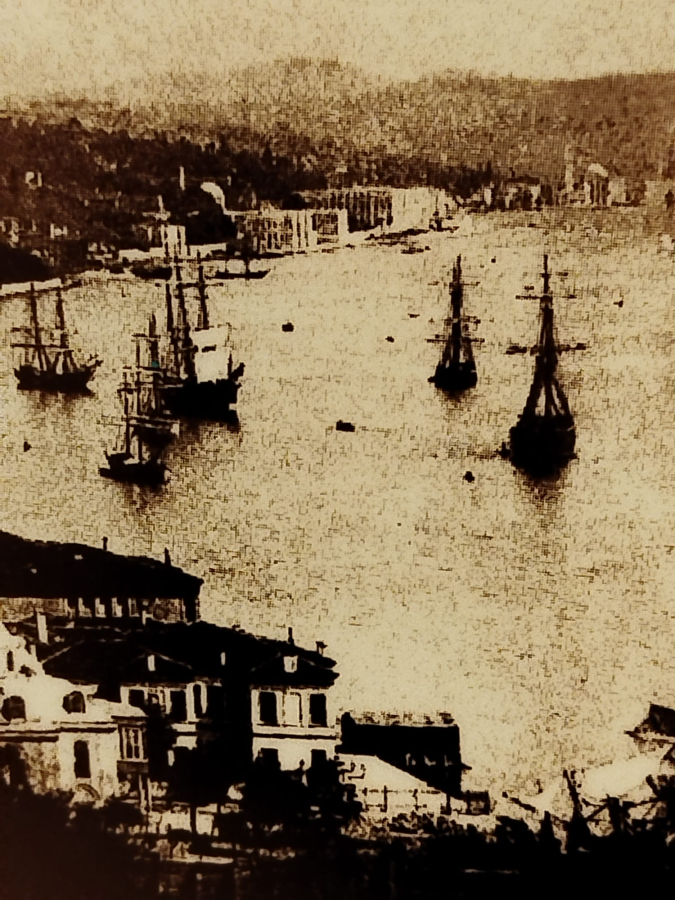 1894 DOLMABAHCE SARAYI YURTBAY SERAMİK PANO SEBAH & JOAİLLİER