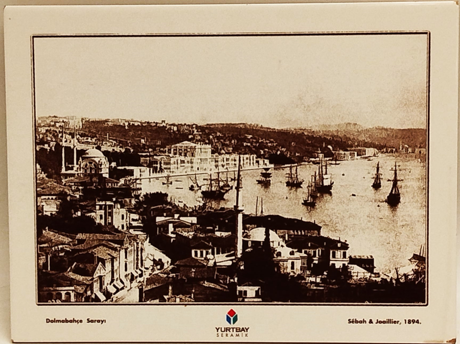 1894 DOLMABAHCE SARAYI YURTBAY SERAMİK PANO SEBAH & JOAİLLİER