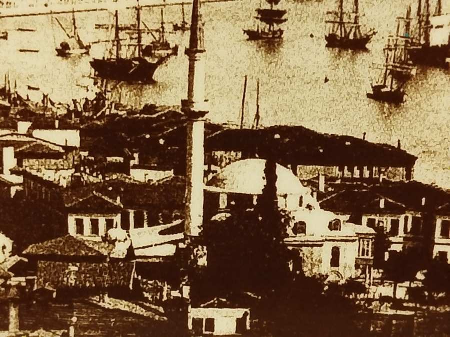 1894 DOLMABAHCE SARAYI YURTBAY SERAMİK PANO SEBAH & JOAİLLİER