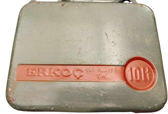 ERKOC CELİK BENZİN OİL GASOLİNE TAŞIMA BİDON 10 LT