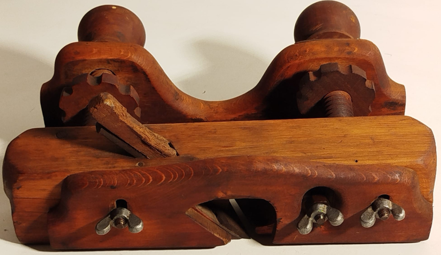 OSMANLI AHSAPDAN CELİK KESİM  BICAKLI MARANGOZ AHSAP KESME TRASLAMA USTA EL RENDESİ 