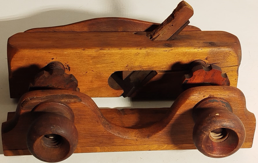 OSMANLI AHSAPDAN CELİK KESİM  BICAKLI MARANGOZ AHSAP KESME TRASLAMA USTA EL RENDESİ 