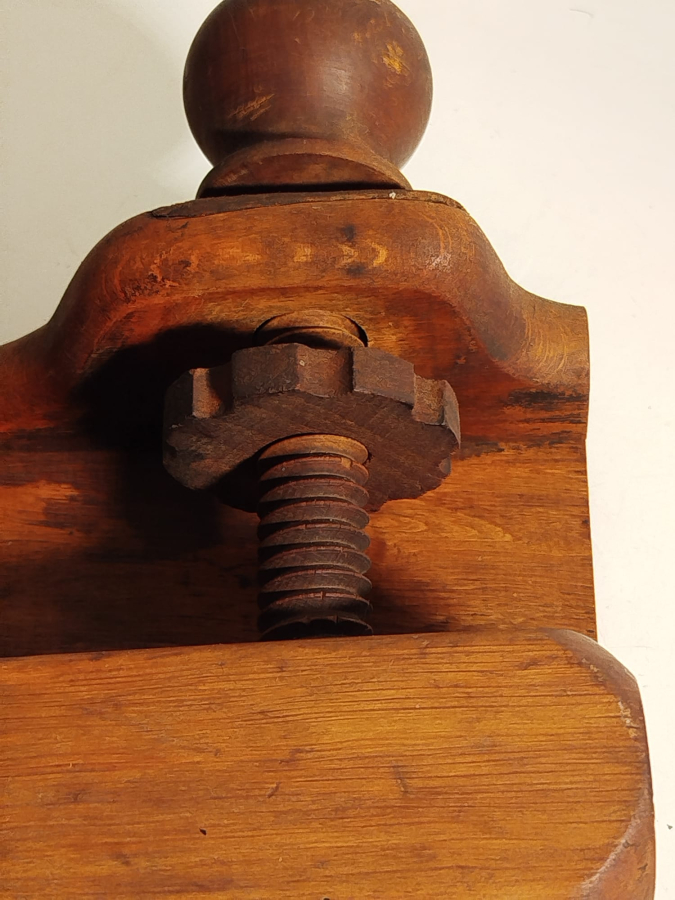 OSMANLI AHSAPDAN CELİK KESİM  BICAKLI MARANGOZ AHSAP KESME TRASLAMA USTA EL RENDESİ 