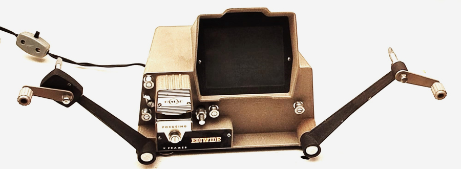 EDİWIDE CAMAC METAL CİFT MARAKALI FİLM SEYRETME MAKİNASI JAPAN 8 MM EDİTOR GORUNTULEYİCİ